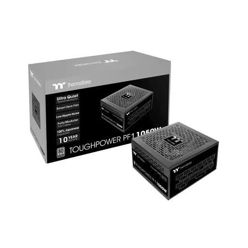 Alimentation PC Thermaltake Toughpower PF1 1050W Platinum Modulaire 80 PLUS Platine, Noir