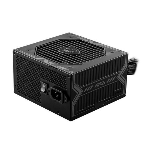 Unidad de alimentación MSI 550W con certificación 80 PLUS BRONZE y tecnología PFC activa, MAGA550BN