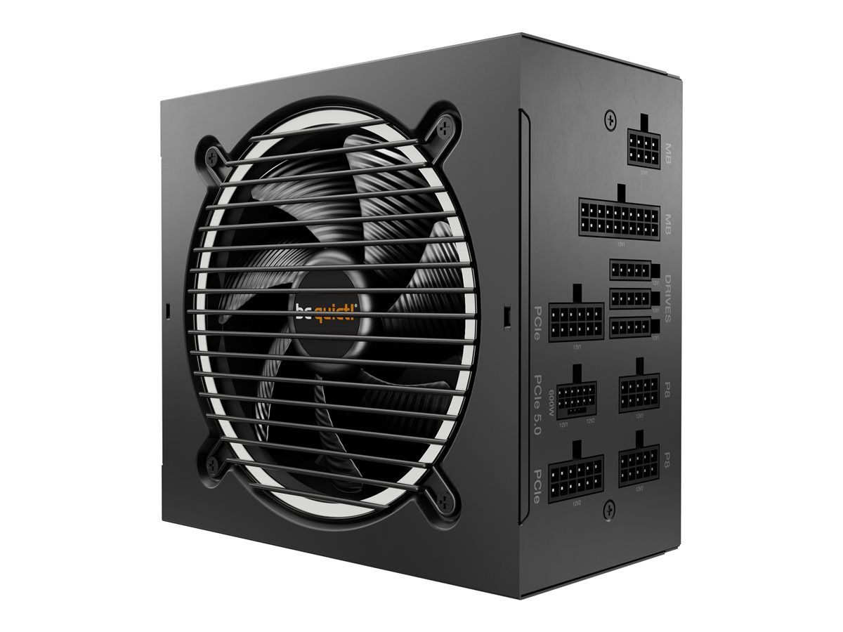 Listan Pure Power 12M 1000W PSU - ATX12V 3.0/ EPS12V 2.92 - 80 PLUS Gold - 100-240V - 1000W - Active PFC - Black