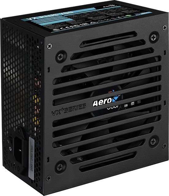 AeroCool VX PLUS 700W Power Supply Unit, 204-Pin ATX, Black