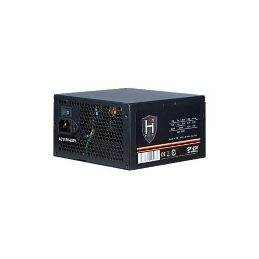 Fuente de alimentación para PC Intertech HiPower 650W, Negro