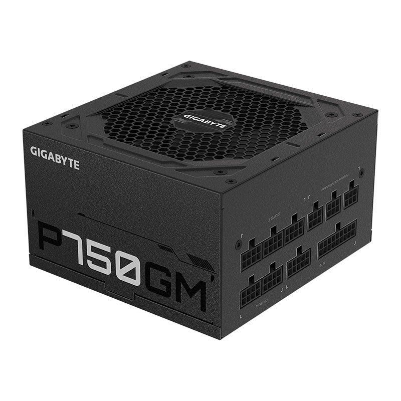 Gigabyte P750GM 750W PFC 120mm Hydraulic Fan ATX Power Supply, PC Power Supply, Black