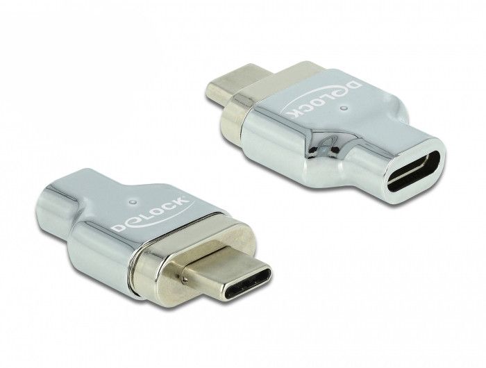 Delock Thunderbolt 3/USB-C Gender Changer Adapter, Silver
