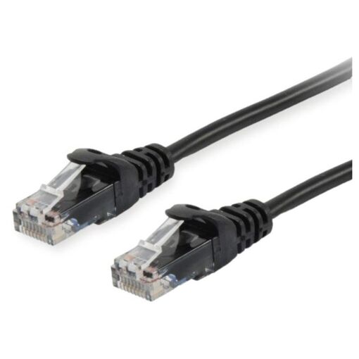 Digital Data Communications - RJ-45 (M) to RJ-45 (M) Cable - 3 ft - UTP - CAT 6 - Molded, Locking - Black