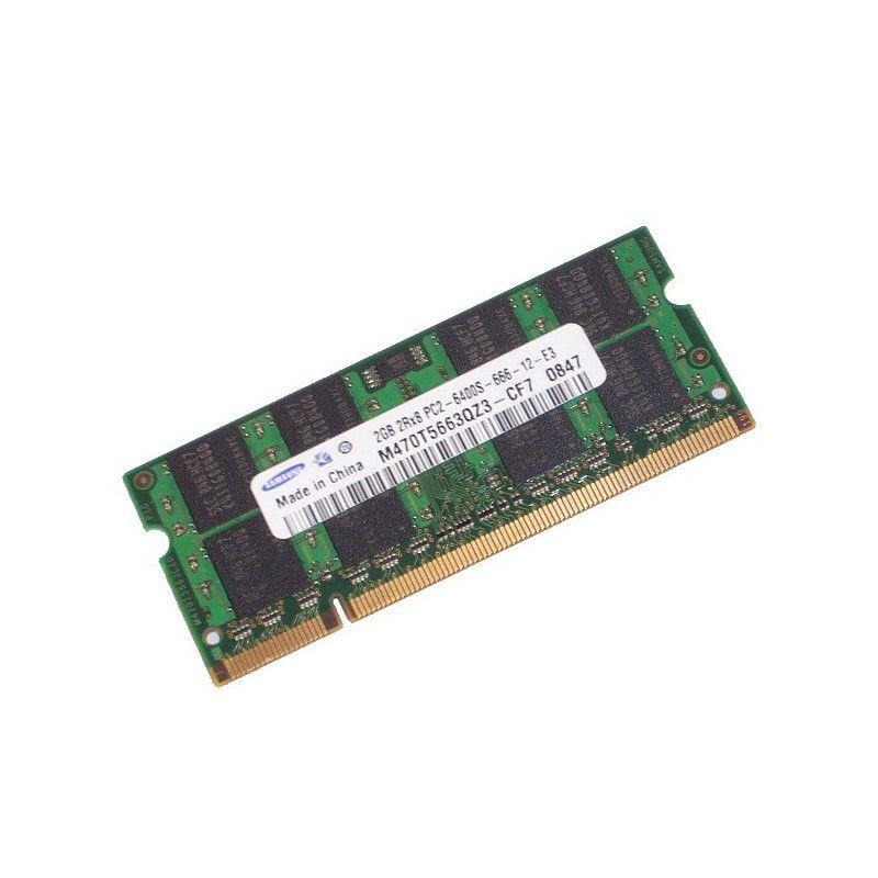 Samsung 2Go SODIMM RAM (M470T5663QZ3-CF7, DDR2 PC2-6400S, 800MHz CL6)