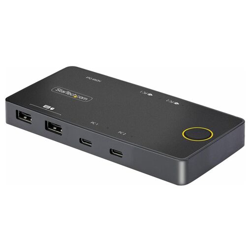 StarTech.com 2-Port USB-C KVM Switch with HDMI 4K 60Hz - Dual PD