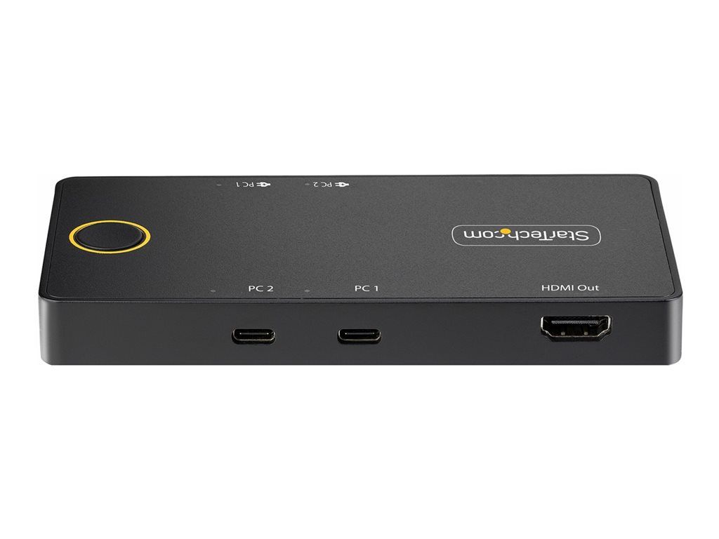 StarTech.com 2-Port USB-C KVM Switch with HDMI 4K 60Hz - Dual PD