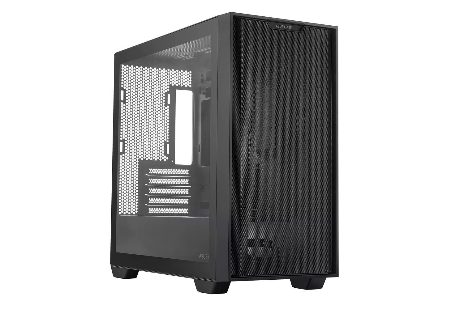 Asus A21 Mini Tower PC Case with Glass Panels - Black
