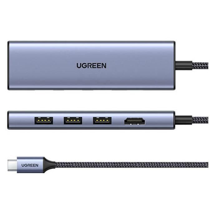UGreen USB Type-C Hub & Connector 5000 Mbit/s Silver