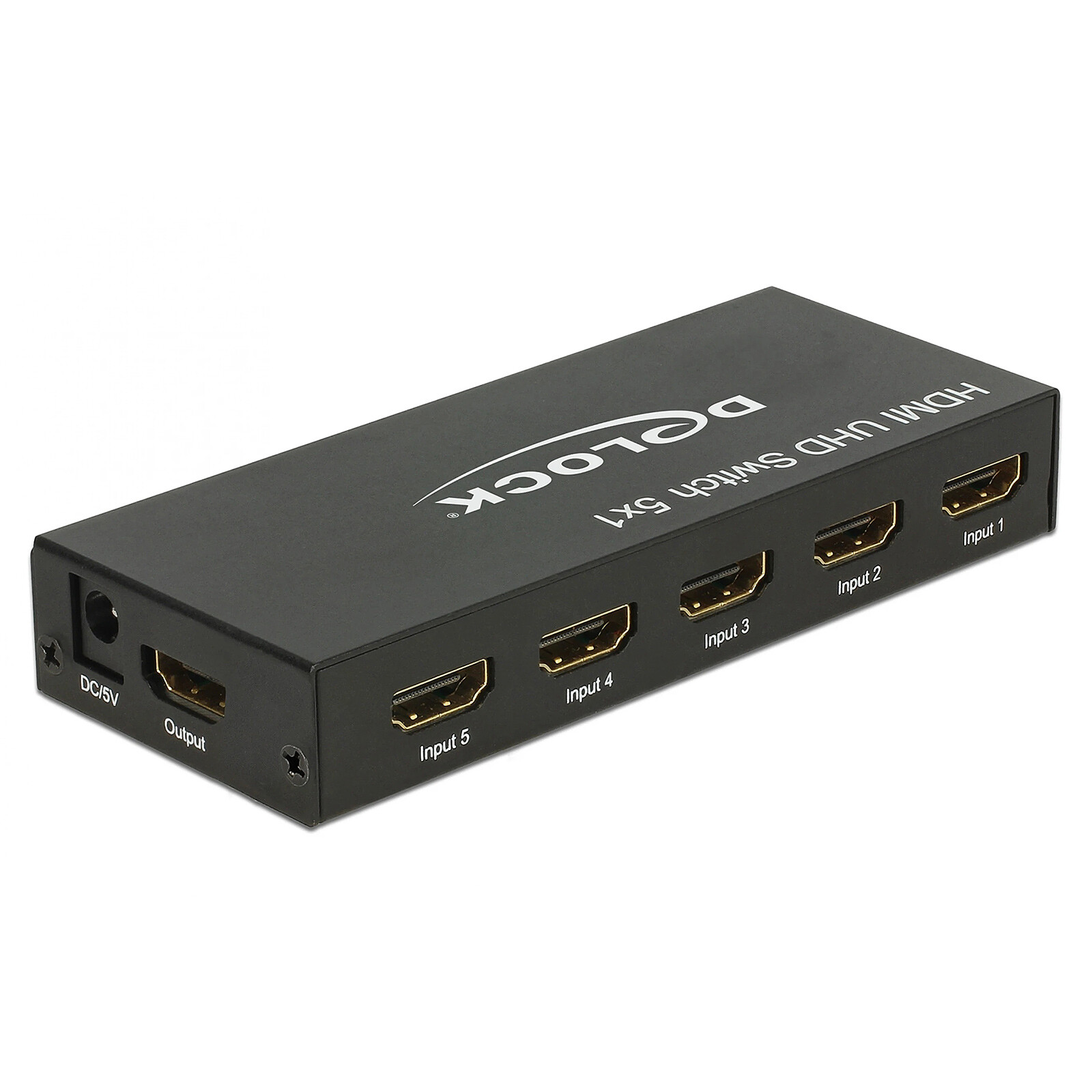 Conmutador HDMI DeLock de 5 puertos 4K @ 60 Hz