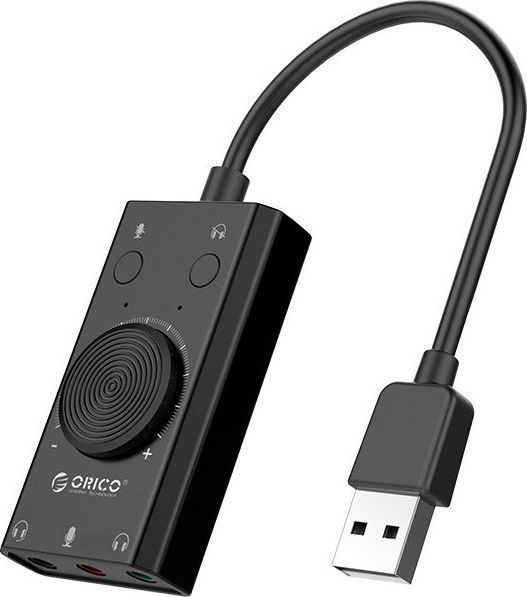 Orico External USB Sound Card with Volume Control