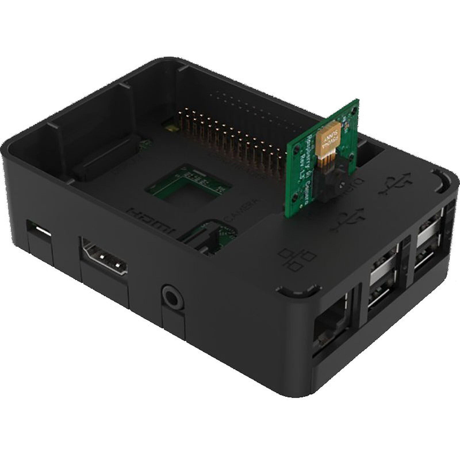 Case for Raspberry Pi 3 B (Black)