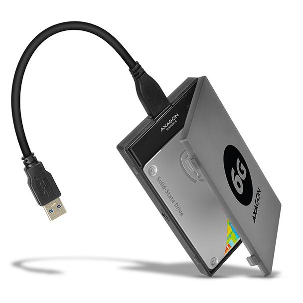 Axagon ADSA-1S6 Storage Disk Case - 2.5" HDD/SSD Enclosure