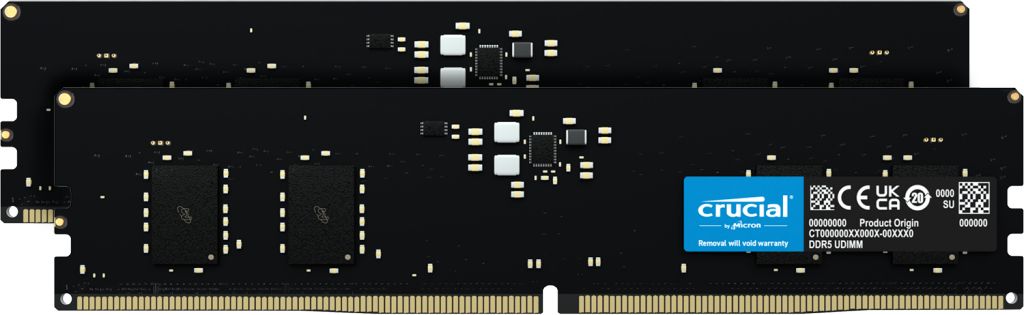 Crucial DDR5 16GB (2x8GB) ECC Memory Module