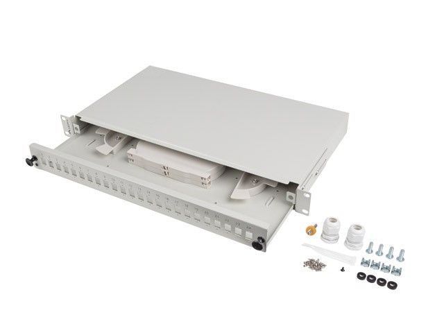 Lanberg Fiber Patch Panel 24XSCSX/12XLCDX, Memory, Grey