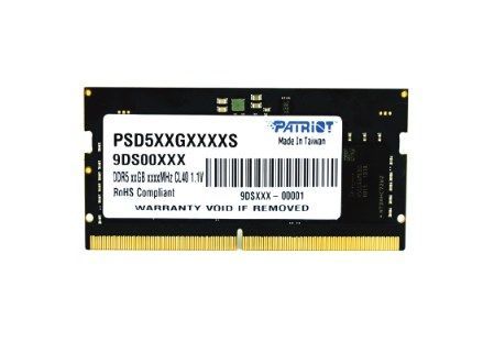 Memoria RAM Patriot DDR5 SO-DIMM de 32 GB, 4800 MHz (1x32GB, CL40)