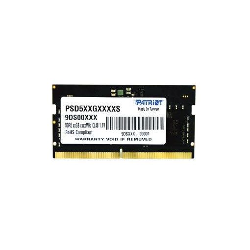 Memoria RAM Patriot DDR5 SO-DIMM de 16 GB (1x16 GB, 4800 MHz, DDR5, SO-DIMM)