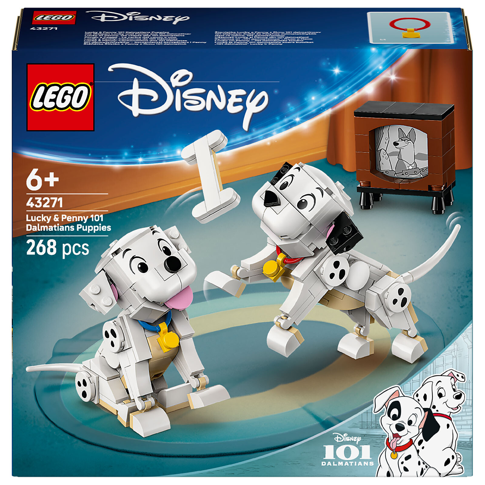 LEGO Disney 43271 Lucky and Penny, the Puppies from 101 Dalmatians