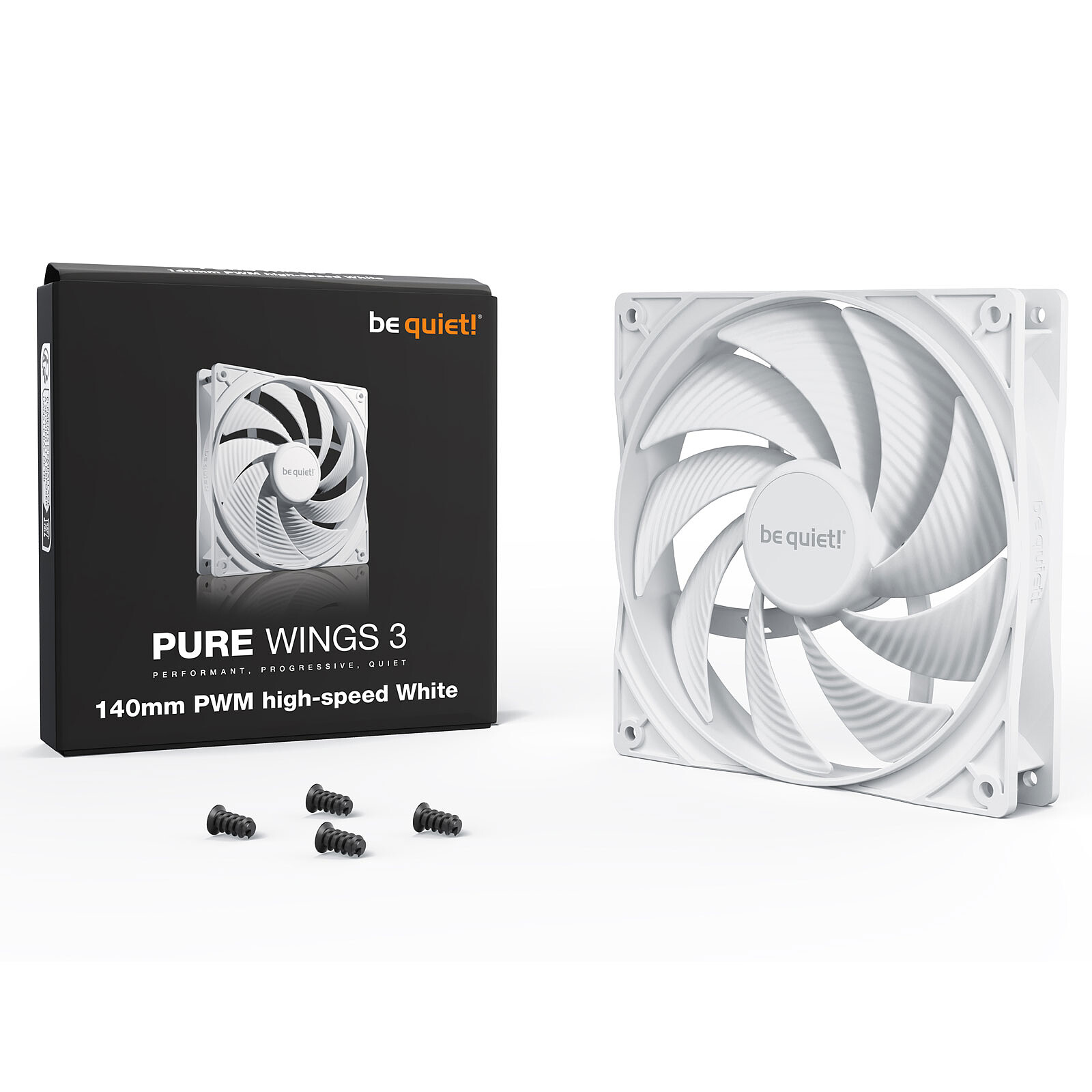 be quiet! Pure Wings 3 140mm PWM high-speed (White)