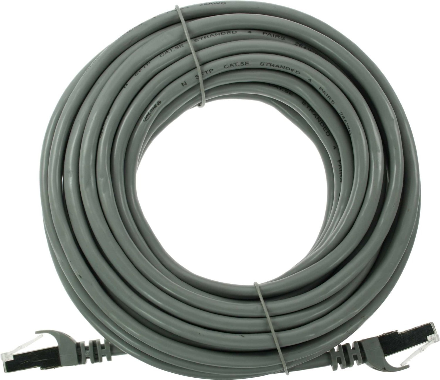 InLine Cat5e SF/UTP (S-FTP) Network Cable, 50m Gray