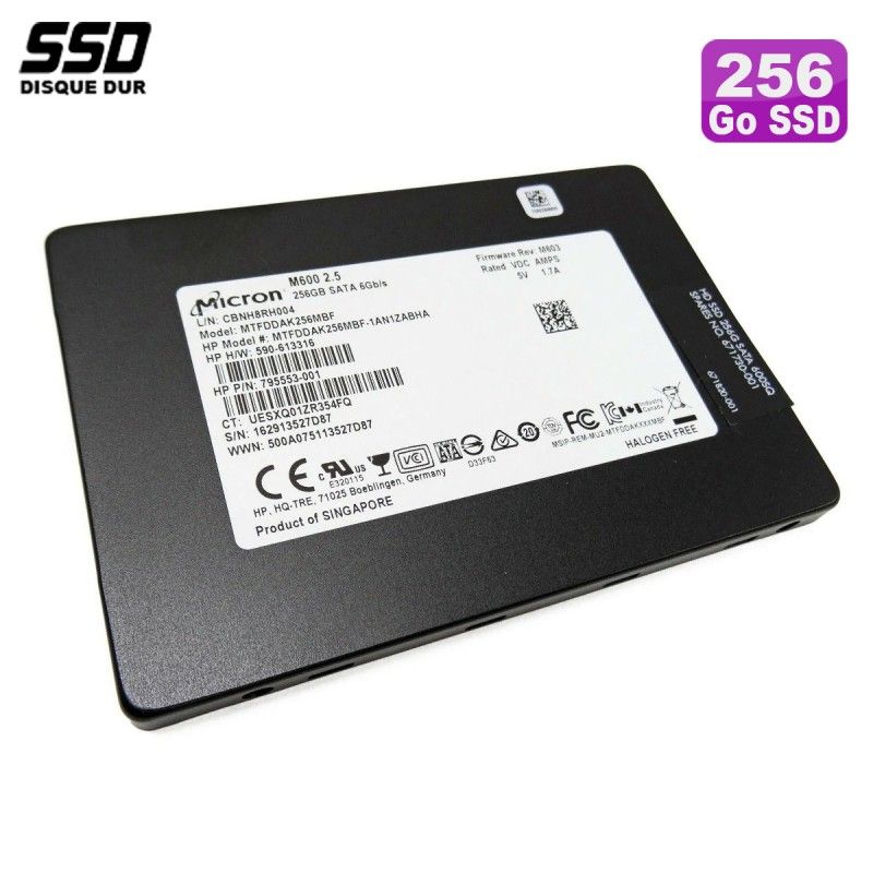 Micron Tech SSD 256GB M603