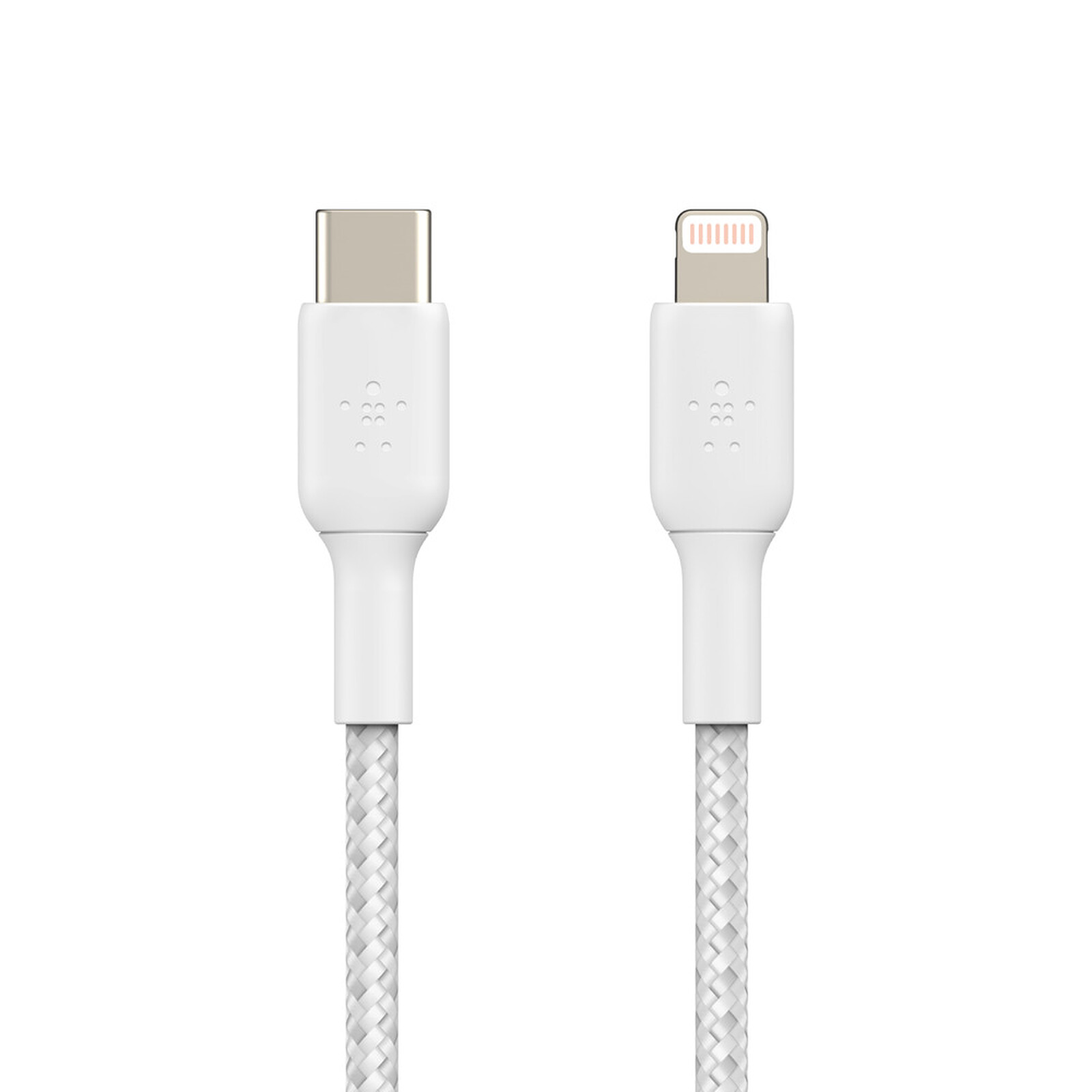 Câble Belkin USB-C vers Lightning MFI (blanc) - 2m