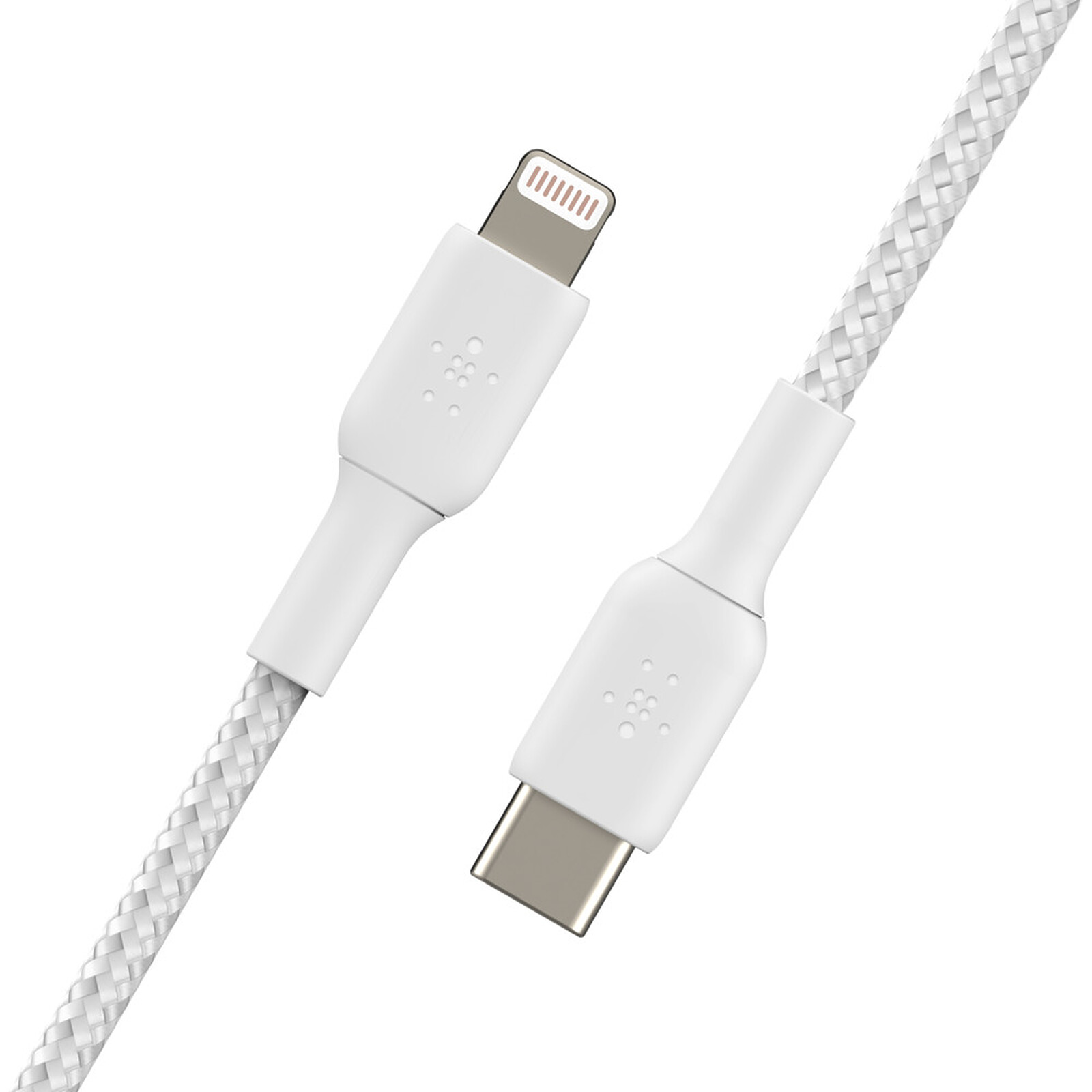 Câble Belkin USB-C vers Lightning MFI (blanc) - 2m