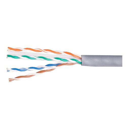 Cable de comunicaciones digitales Pro - 305 m UTP CAT6 sin halógeno - Gris, RAL 7047