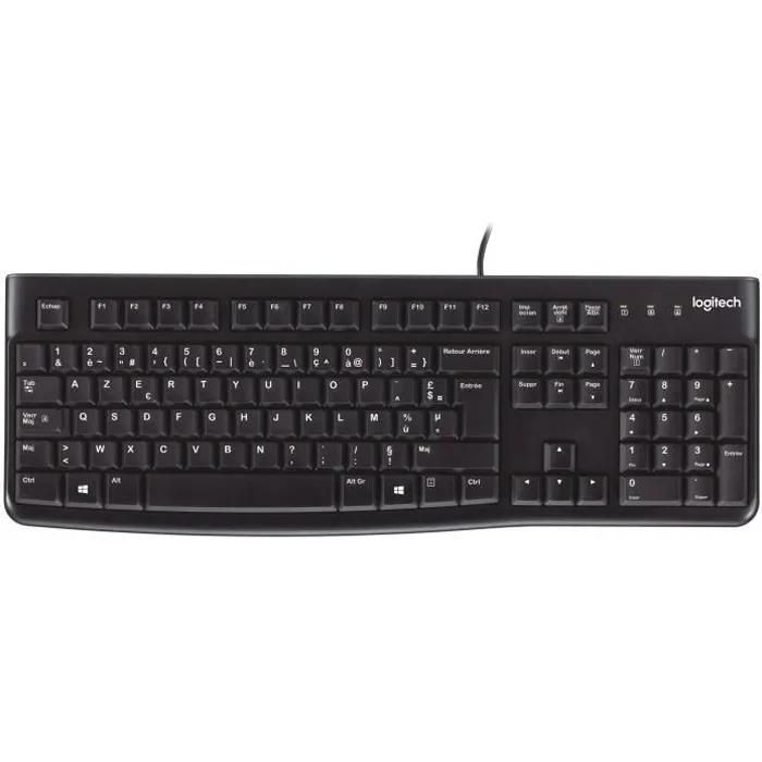Clavier Logitech K120 - USB - Français