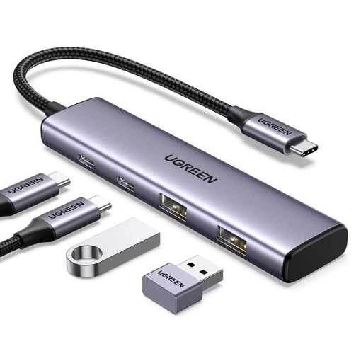 Hub adaptateur Ugreen CM473 USB-C vers 2 x USB-A