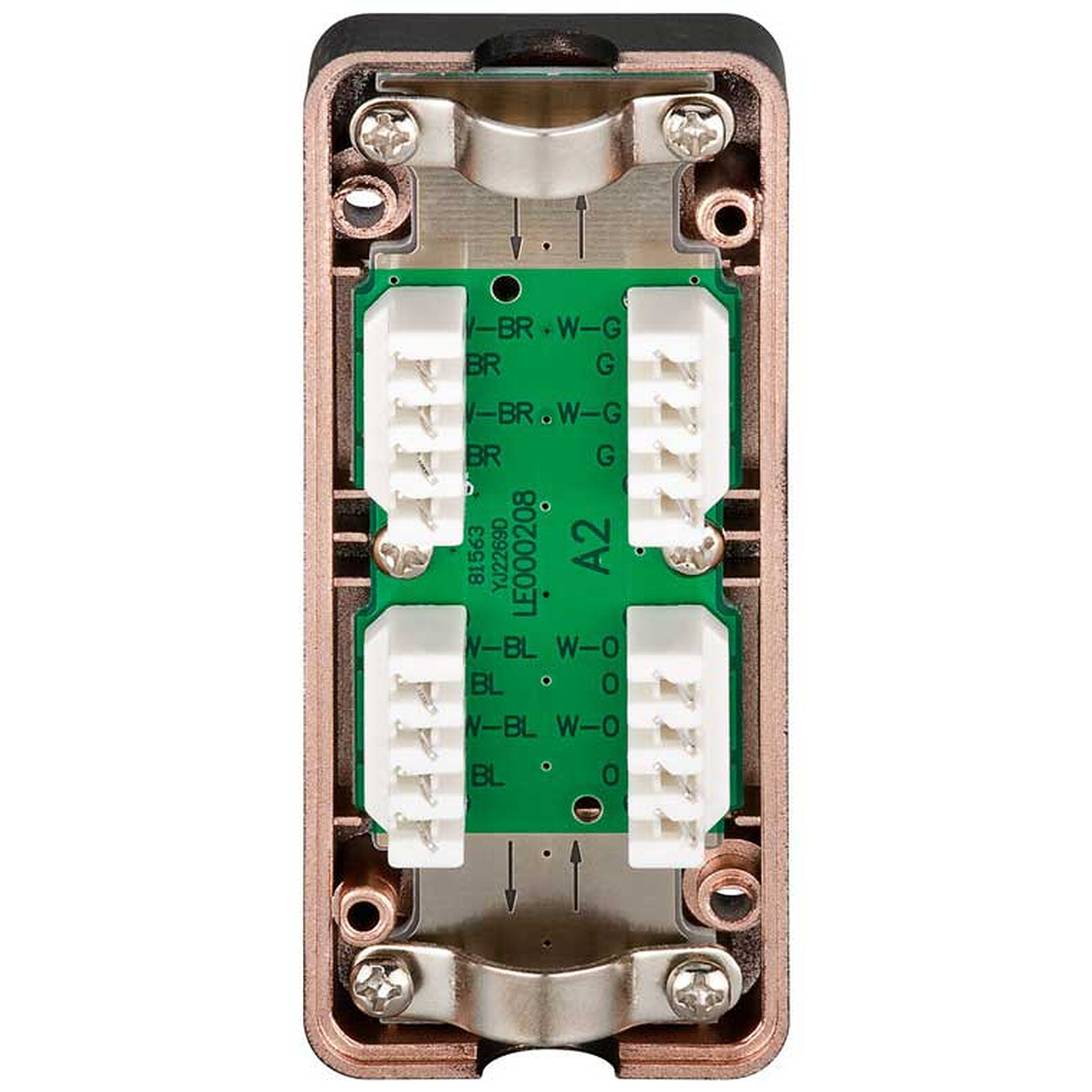 Caja de conexión de red Goobay Cat 6 / Cat 6a / Cat 7, STP