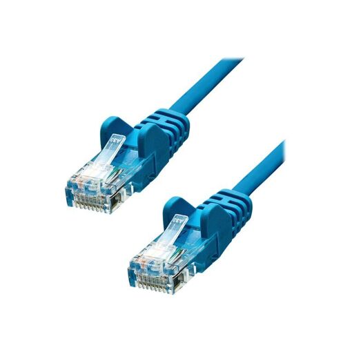 ProXtend RJ-45 to RJ-45 Cable - 15m - UTP - CAT 5e - Molded, Hookless - Blue