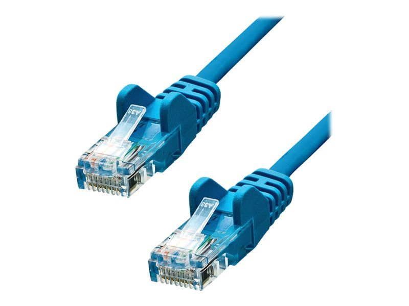 ProXtend RJ-45 to RJ-45 Cable - 15m - UTP - CAT 5e - Molded, Hookless - Blue