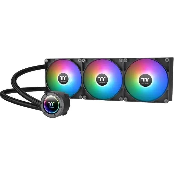 Thermaltake CL-W376-PL14SW-A ARGB Sync V2 All-in-One Liquid Cooler (376mm Radiator, 140mm Fans, Black)