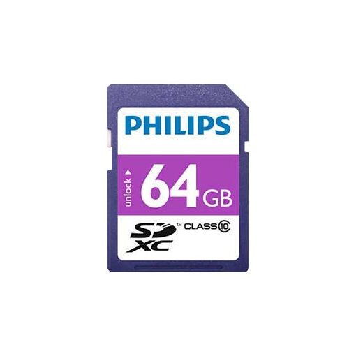 Philips 64GB SDXC Memory Card Class 10