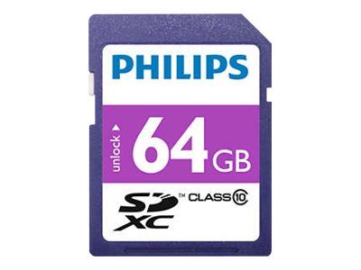 Philips 64GB SDXC Memory Card Class 10
