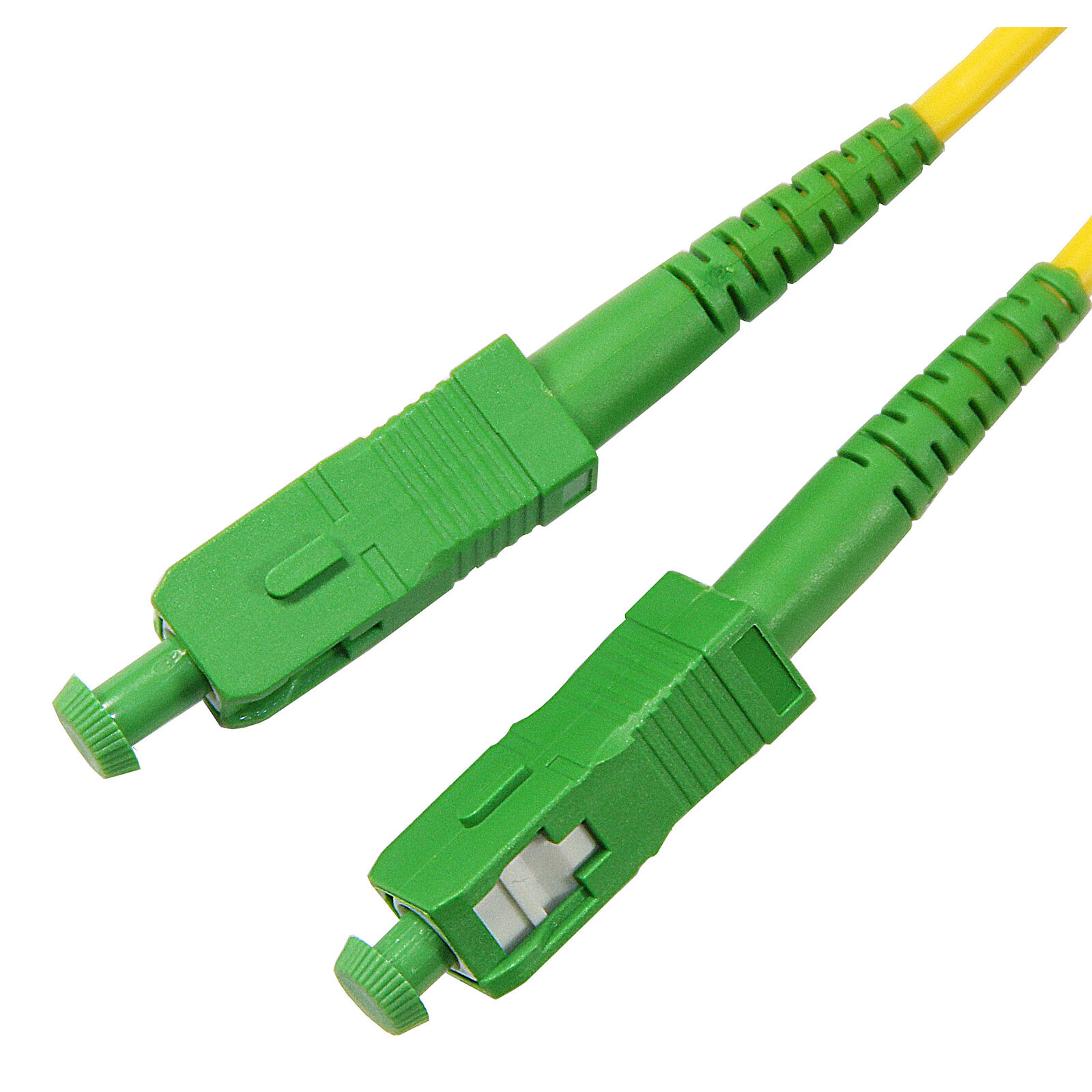 Single mode 9/125 SC-APC/SC-APC simplex optical jumper (10 mtrs)