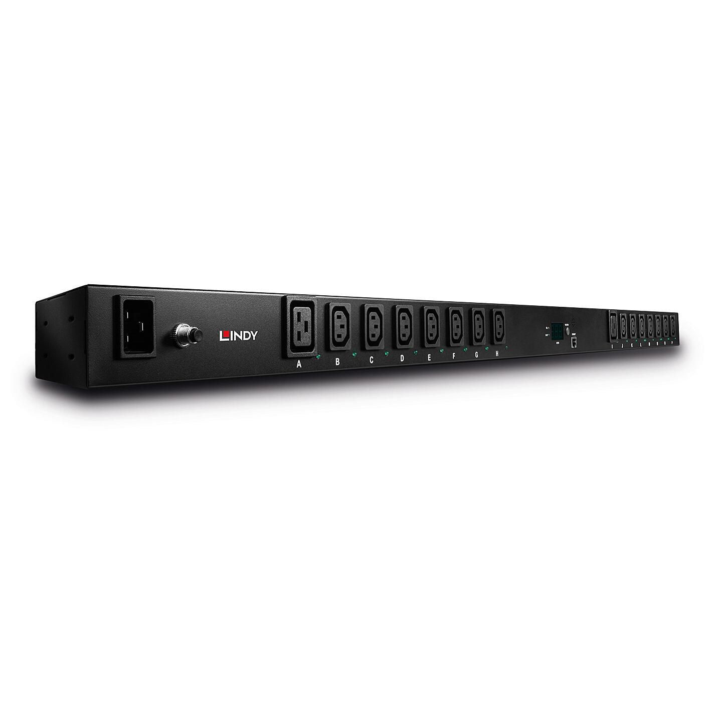 Lindy Classic 16 IPower Switch - Rack-Mountable Power Distribution Unit (PDU) - 3.68kW - Ethernet - Input: IEC 60320 C20 - Output Connectors: 16x IEC 60320 C14