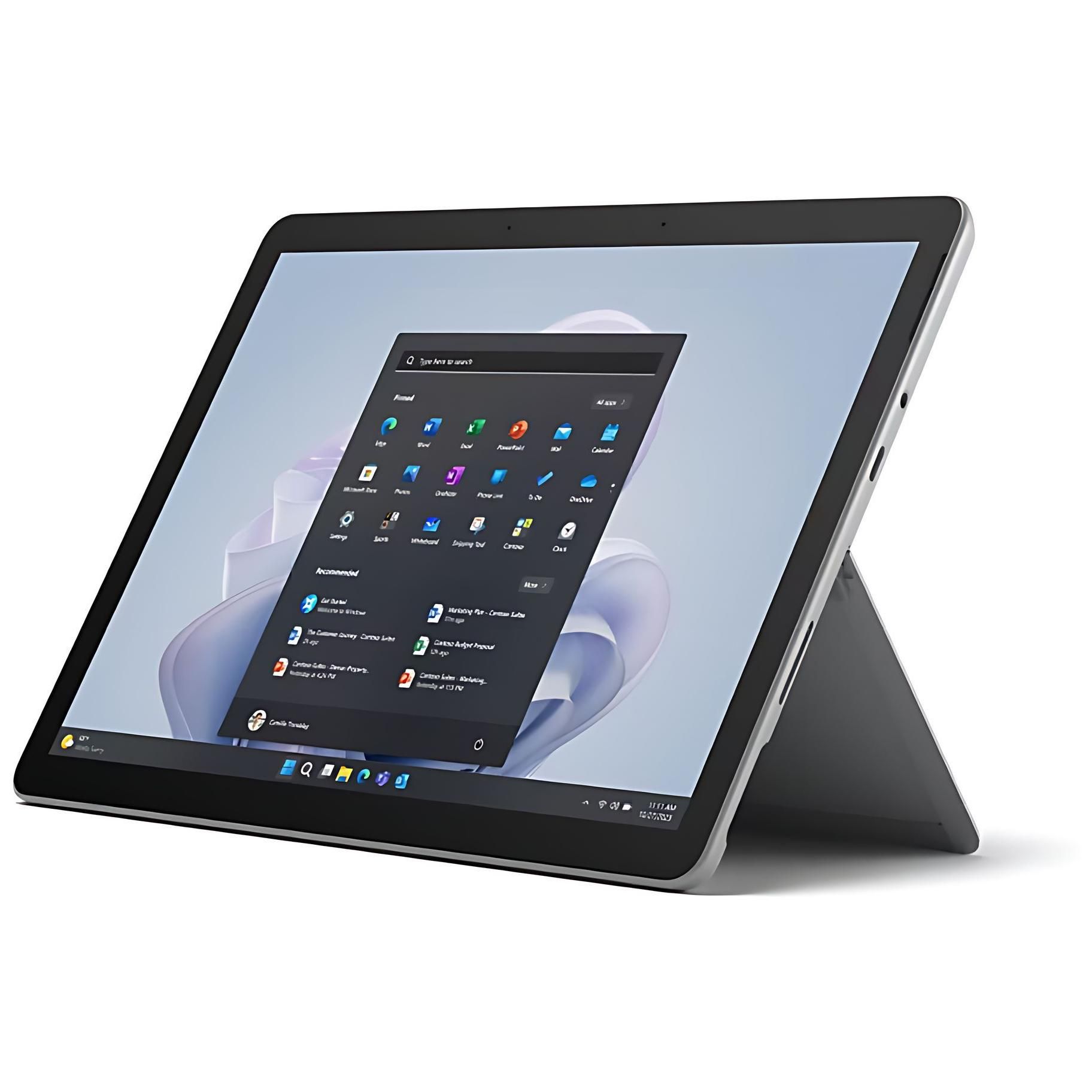 Microsoft Surface Go 4 Business Tablet - 10.5" N-series, 8GB RAM, 256GB SSD, Intel UHD Graphics, Silver