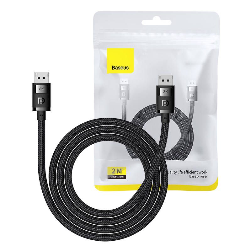 Baseus 8K High Definition Cable, 2m (Black)