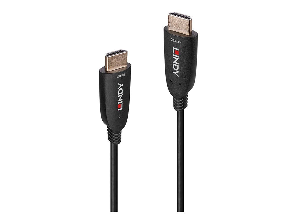 Lindy HDMI Cable - 40m Hybrid Optic - Black