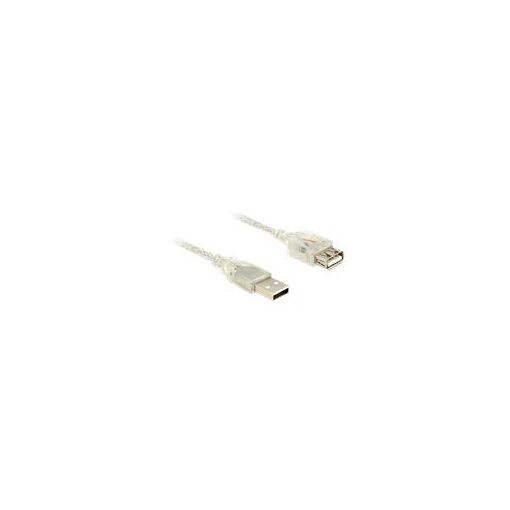 Delock USB 2.0 Cable 3m A to M Transparent