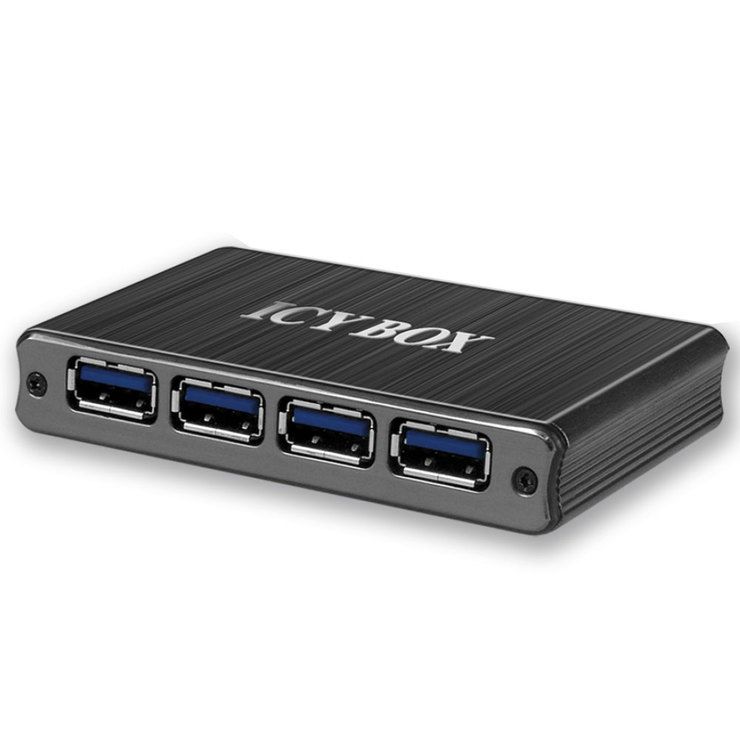 RaidSonic ICY BOX IB-AC610 - 4-Port SuperSpeed USB 3.0 Hub (Desktop)