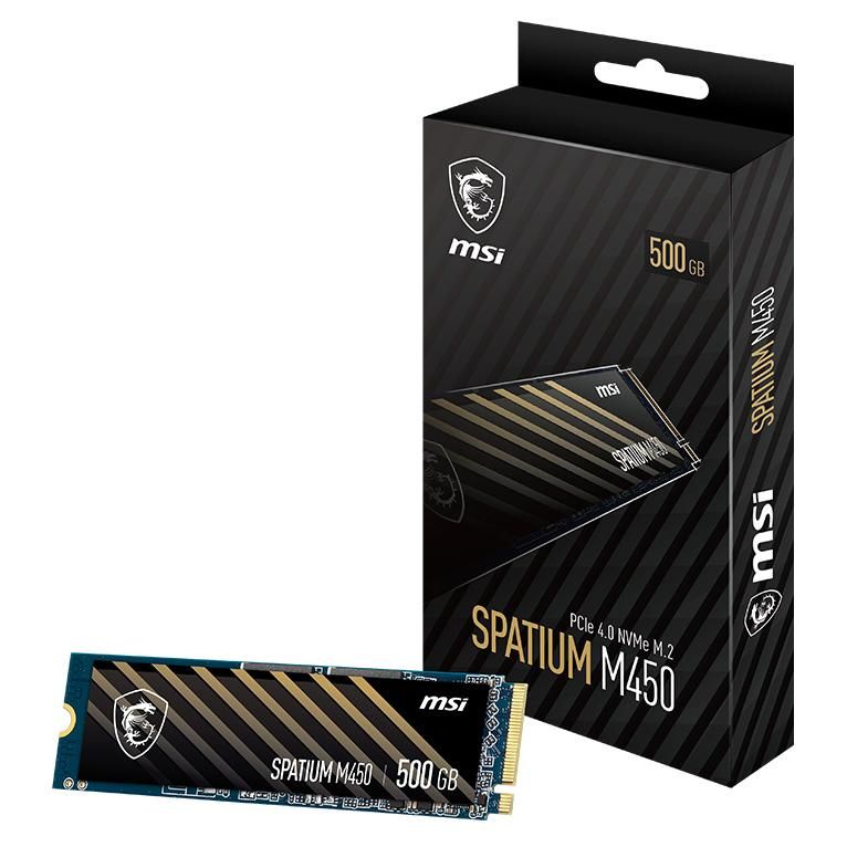 MSI Spatium M450 PCIe 4.0 SSD - 500GB