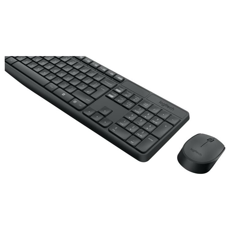 Logitech MK235 Wireless Keyboard and Mouse Set, 2.4GHz