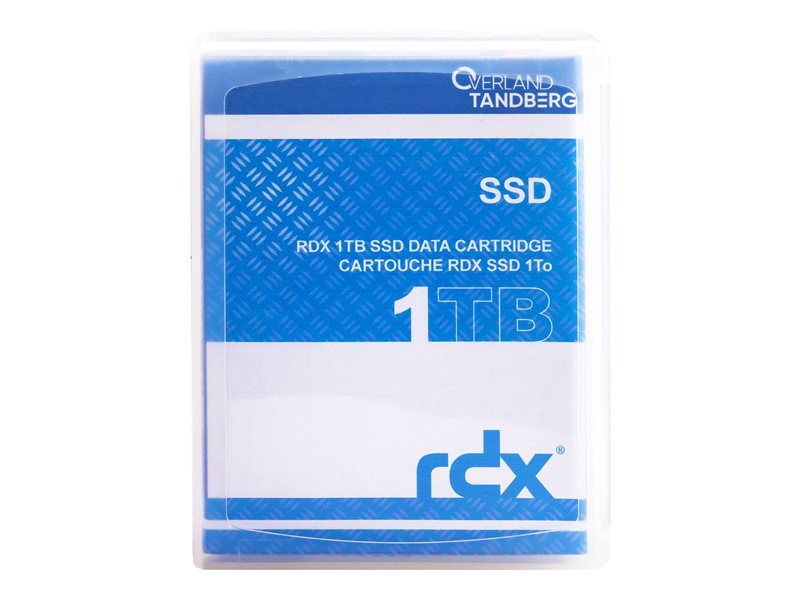 Overland-Tandberg 1TB RDX SSD Cartridge with Advanced Replacement Service for 3 Years - Compatible with Tandberg Data RDX QuikStation 8 and Overland-Tandberg RDX QuikStation 8