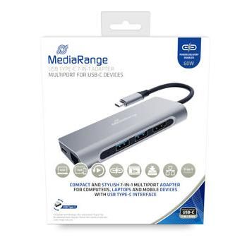 MediaRange USB-C Docking Station MRCS510 (USB 3.2 Gen 1)