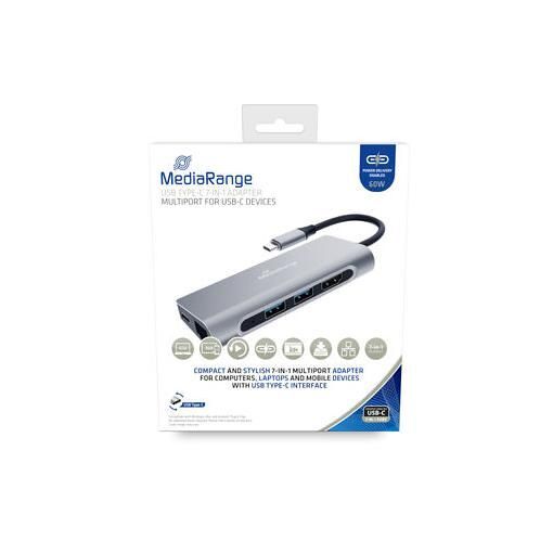 Station d'accueil MediaRange MRCS510 USB-C (USB 3.2 Gen 1)