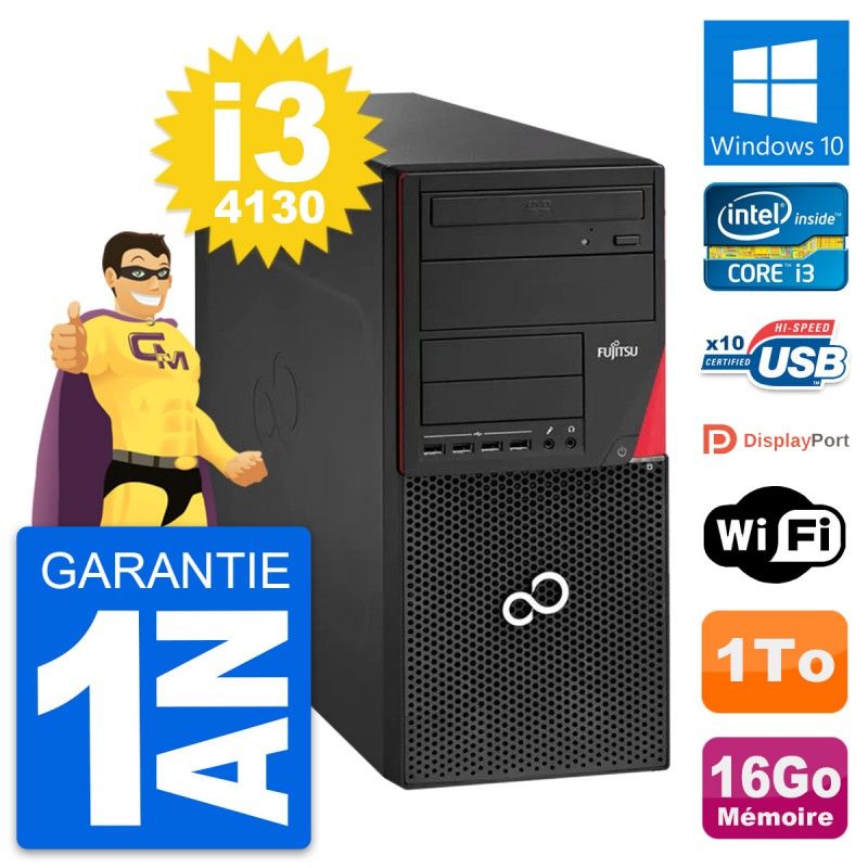 Fujitsu Esprimo P920 Core i3-4130 16GB RAM 1TB HDD Windows 10 WiFi Desktop PC