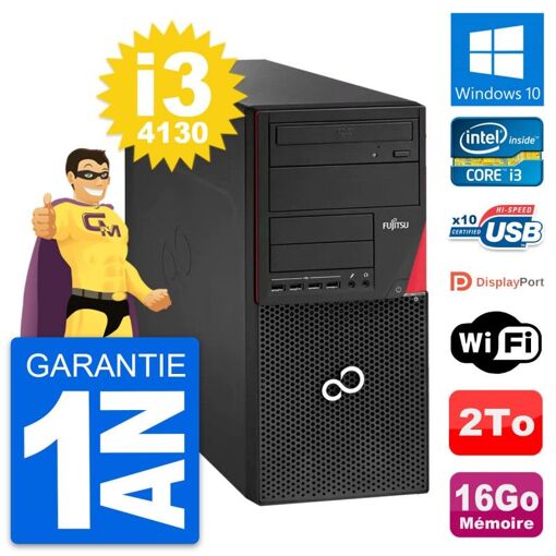 Torre Fujitsu Esprimo P920 Core i3-4130 16GB RAM 2TB Windows 10